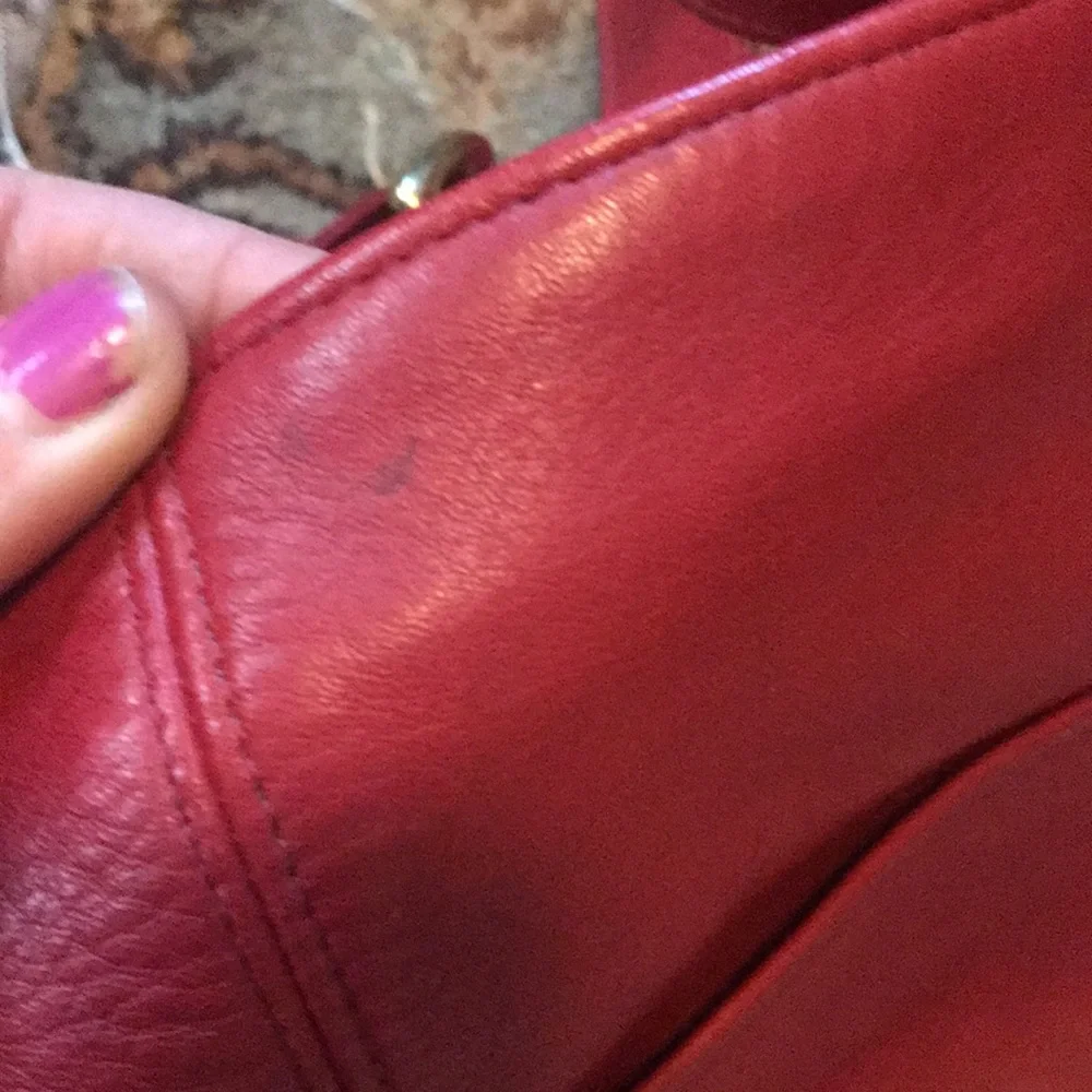 Vintage Cherry Red Coach Purse - Picture 15 of 16